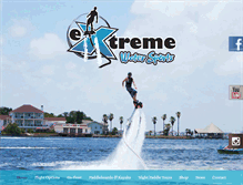 Tablet Screenshot of extremewatersportsgalveston.com